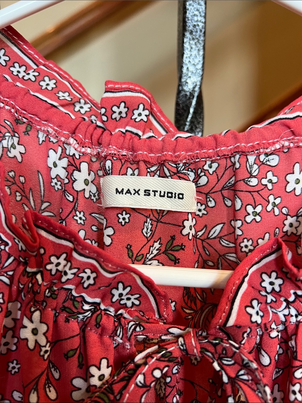 Sleeveless terracotta Floral Maxi Dress by  Max Studio - Picture 2 of 9